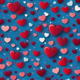 Heart Background Wallpaper - cute blue heart background  