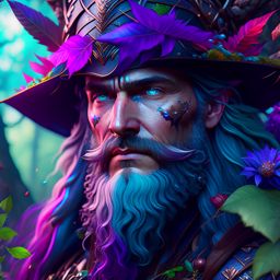 Theros Wildheart, a druid with a deep connection to the natural world detailed matte painting, deep color, fantastical, intricate detail, splash screen, complementary colors, fantasy concept art, 8k resolution trending on artstation unreal engine 5