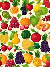 Fruit clipart - fruits with playful animations  