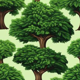 tree clipart - a lush and green tree drawing. 
