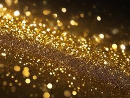 Glitter And Gold Background  