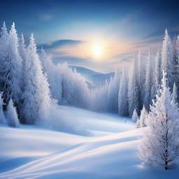 Winter background wallpaper - winter wonderland photo backdrop  