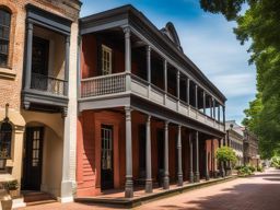 roam the historic district of a colonial town, with well-preserved architecture from the past. 