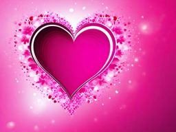 Pink Heart Wallpaper - Lovely Pink Hearts Pattern, Radiating Love and Affection  intricate patterns, splash art, wallpaper art