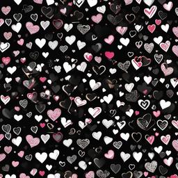 Heart Background Wallpaper - black with heart background  