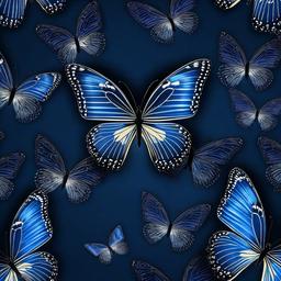 Butterfly Background Wallpaper - dark blue butterfly wallpaper  