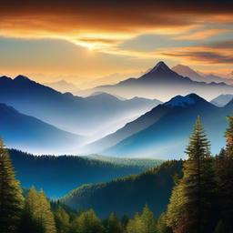 Mountain Background Wallpaper - sky and mountain wallpaper  