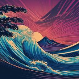 Wave Background Wallpaper - waves aesthetic background  