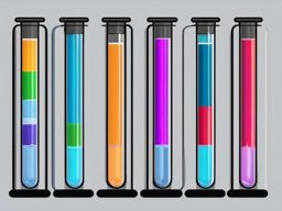 Test Tube clipart - Cylindrical container for mixing and holding liquids, ,color clipart vector style