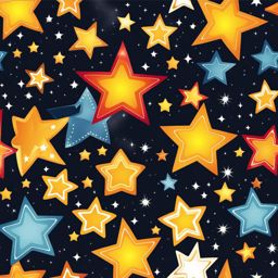 star clipart - shining brightly among the stars. 