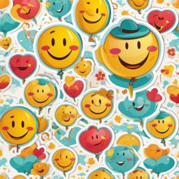 International Day of Happiness sticker- Smiles and Joy Everywhere, , sticker vector art, minimalist design