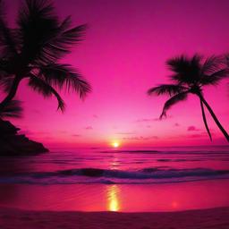 Beach Background Wallpaper - beach pink sunset wallpaper  