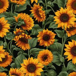 Sunflower Background Wallpaper - pumpkin and sunflower background  