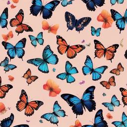 Butterfly Background Wallpaper - cute aesthetic backgrounds butterflies  