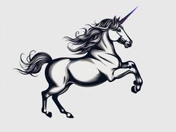 Unicorn Tattoo - Symbol of magic and innocence  minimal design