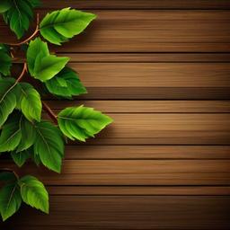 Wood Background Wallpaper - wood background with leaves  