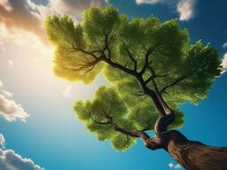 Tree Sky Background  ,desktop background wallpaper