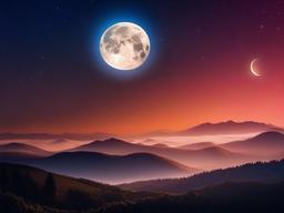 Sky Moon Background Hd  ,desktop background wallpaper