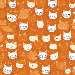 Cat Background Wallpaper - orange cat wallpaper  