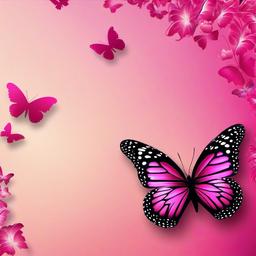 Butterfly Background Wallpaper - wallpaper pink butterfly  