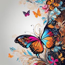 Butterfly Background Wallpaper - butterfly background drawing  