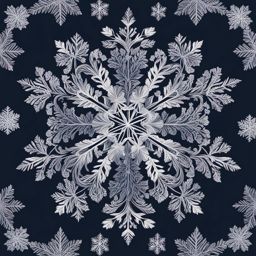 snowflake clipart - unique snowflake design with intricate details. 