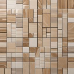 Porcelain and travertine stacked bond tile scheme top view, product photoshoot realistic background, hyper detail, high resolution