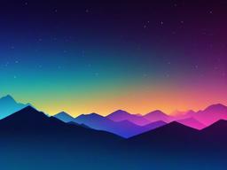 Gradient Night Sky Background  ,desktop background wallpaper