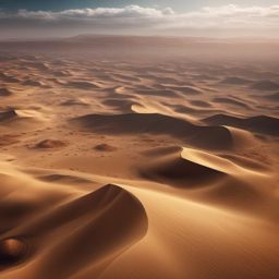 Rugged desert landscape top view, photo realistic background, hyper detail, high resolution
