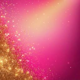 Glitter background - pink and gold sparkle background  