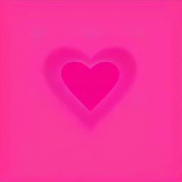 heart with pink background  