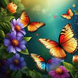 Butterfly Background Wallpaper - butterfly wallpaper beautiful  
