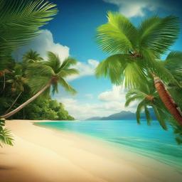 Beach Background Wallpaper - tropical picture background  