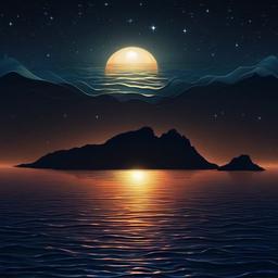 Ocean Background Wallpaper - night sea wallpaper  