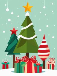 Clip art Christmas free images, A variety of free-to-use Christmas-themed graphics.  simple, 2d flat