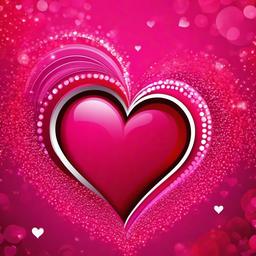 Heart Background Wallpaper - pink and red valentines background  