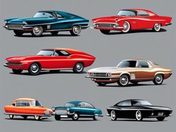 Car Clipart, Sleek and modern car designs. 