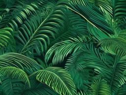 Lush Amazon Rainforest Green Background intricate details, patterns, wallpaper photo