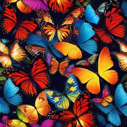Butterfly Background Wallpaper - colorful butterflies wallpaper  