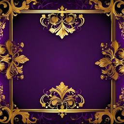 Purple Background Wallpaper - purple & gold background  