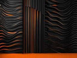 Background Black Orange - Bold black with vibrant orange.  background wallpaper