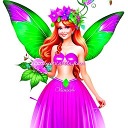 fairy clipart - titania, the enchanting queen of fairies. 