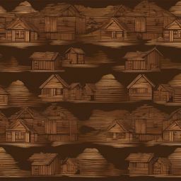 Brown Background - Rustic Cabin by the Lake wallpaper, abstract art style, patterns, intricate