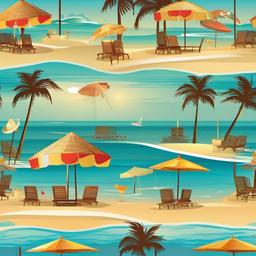Beach background - beach bar background  