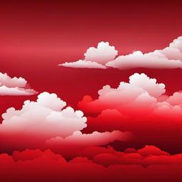 Red Background Wallpaper - red clouds background  