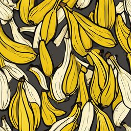 Banana clipart - banana peel with a comedic twist  