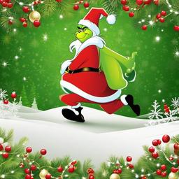 Christmas Background Wallpaper - grinch wall paper  