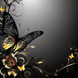 Butterfly Background Wallpaper - black butterfly wallpaper hd  