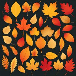 fall leaves clipart 