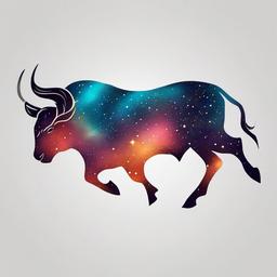 taurus tattoo constellation  simple vector color tattoo